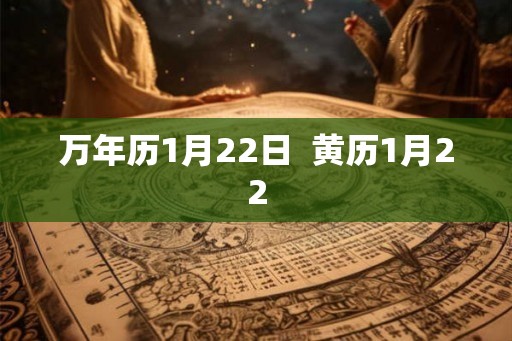 万年历1月22日  黄历1月22