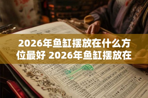 2026年鱼缸摆放在什么方位最好 2026年鱼缸摆放在哪招财