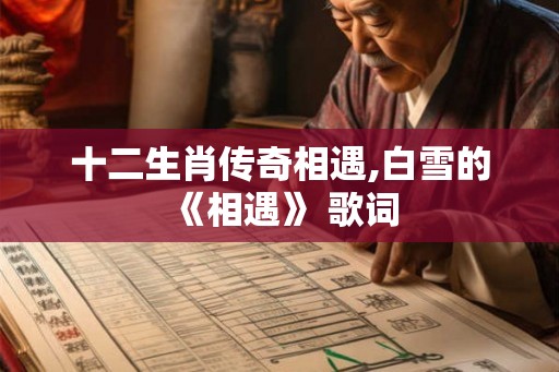 十二生肖传奇相遇,白雪的《相遇》 歌词