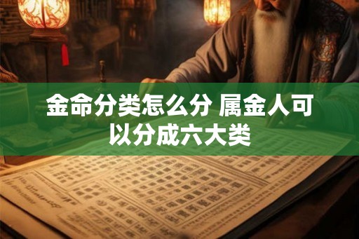 金命分类怎么分 属金人可以分成六大类