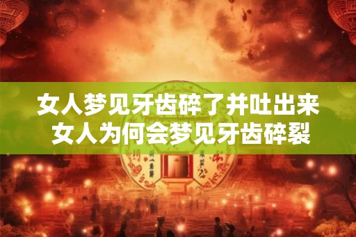 女人梦见牙齿碎了并吐出来 女人为何会梦见牙齿碎裂并吐出来