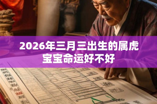 2026年三月三出生的属虎宝宝命运好不好