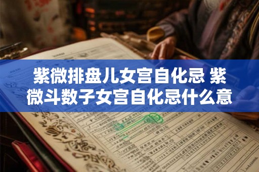 紫微排盘儿女宫自化忌 紫微斗数子女宫自化忌什么意思