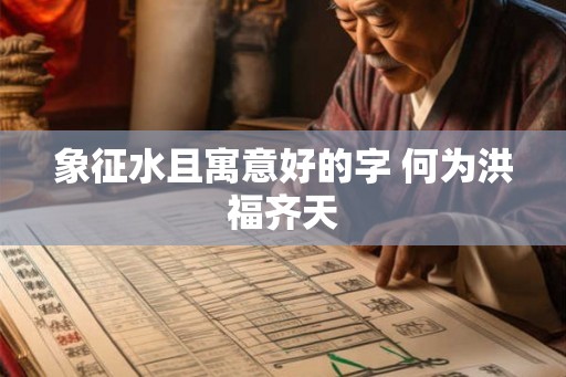 象征水且寓意好的字 何为洪福齐天