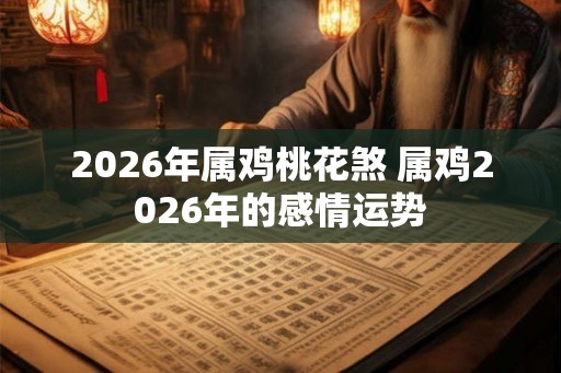 2026年属鸡桃花煞 属鸡2026年的感情运势