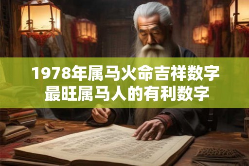 1978年属马火命吉祥数字 最旺属马人的有利数字