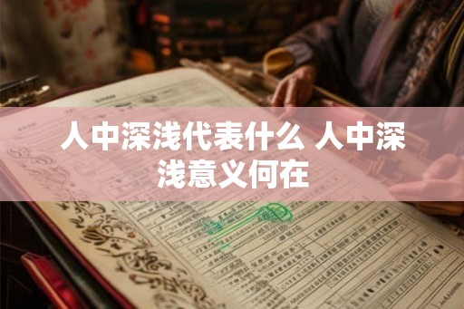 人中深浅代表什么 人中深浅意义何在