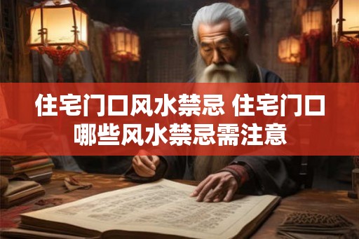 住宅门口风水禁忌 住宅门口哪些风水禁忌需注意