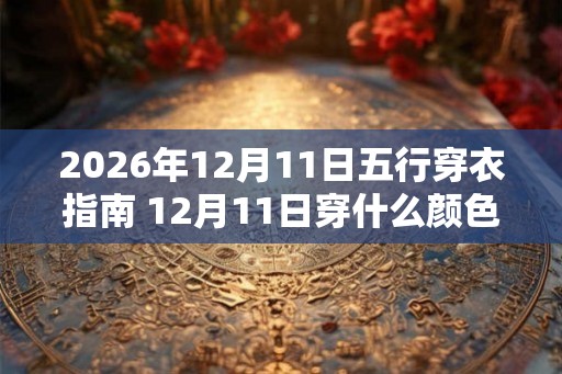 2026年12月11日五行穿衣指南 12月11日穿什么颜色的衣服