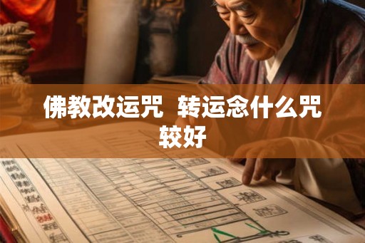 佛教改运咒  转运念什么咒较好