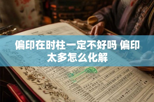 偏印在时柱一定不好吗 偏印太多怎么化解