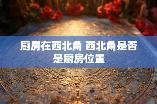 厨房在西北角 西北角是否是厨房位置