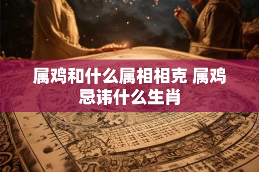 属鸡和什么属相相克 属鸡忌讳什么生肖
