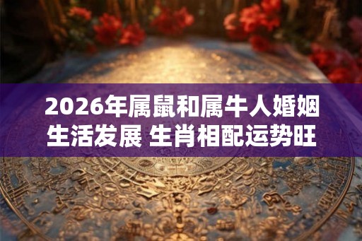 2026年属鼠和属牛人婚姻生活发展 生肖相配运势旺 2026年属鼠和属牛人婚姻生活发展 生肖相配运势旺