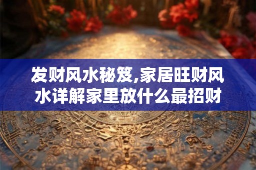 发财风水秘笈,家居旺财风水详解家里放什么最招财