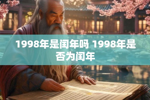 1998年是闰年吗 1998年是否为闰年 1998年是闰年吗 1998年是否为闰年