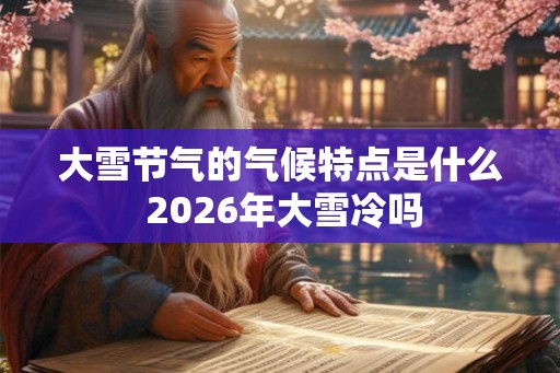 大雪节气的气候特点是什么 2026年大雪冷吗