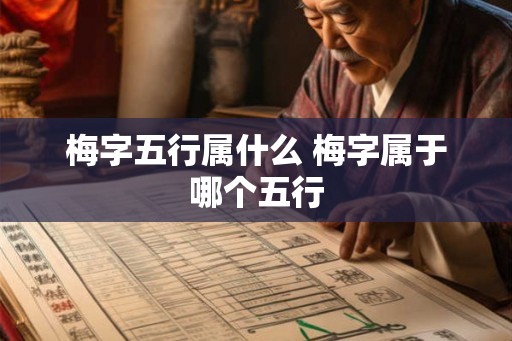 梅字五行属什么 梅字属于哪个五行