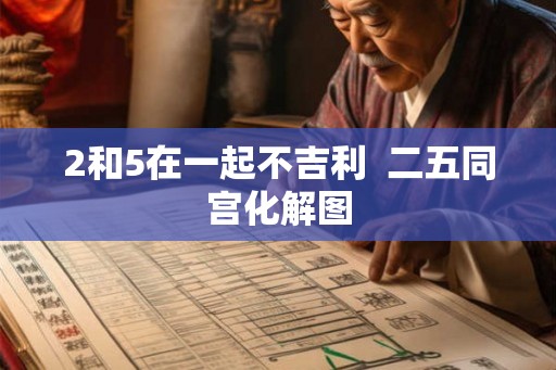 2和5在一起不吉利  二五同宫化解图