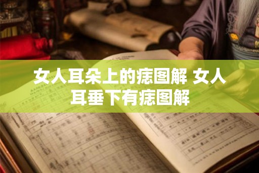 女人耳朵上的痣图解 女人耳垂下有痣图解