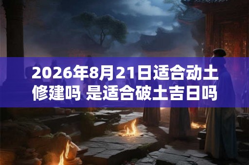 2026年8月21日适合动土修建吗 是适合破土吉日吗