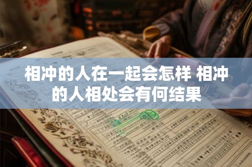 相冲的人在一起会怎样 相冲的人相处会有何结果
