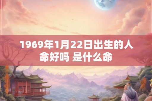 1969年1月22日出生的人命好吗 是什么命 1969年1月22日出生的人命好吗 是什么命