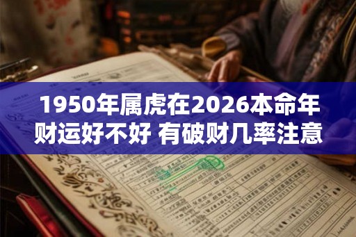 1950年属虎在2026本命年财运好不好 有破财几率注意稳固 1950年属虎在2026本命年财运好不好 有破财几率注意稳固