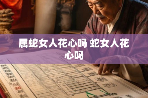 属蛇女人花心吗 蛇女人花心吗