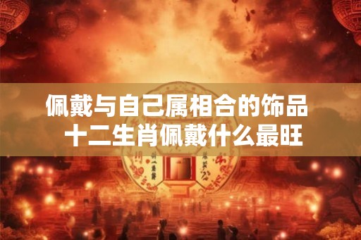 佩戴与自己属相合的饰品  十二生肖佩戴什么最旺