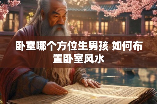 卧室哪个方位生男孩 如何布置卧室风水