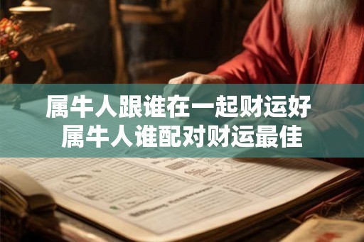 属牛人跟谁在一起财运好 属牛人谁配对财运最佳 属牛人跟谁在一起财运好 属牛人谁配对财运最佳