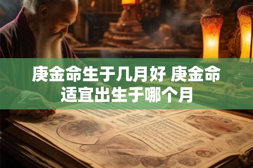 庚金命生于几月好 庚金命适宜出生于哪个月