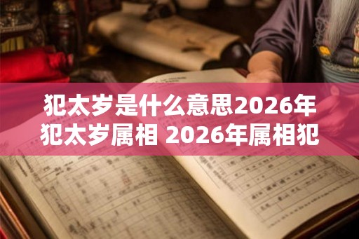犯太岁是什么意思2026年犯太岁属相 2026年属相犯太岁含义