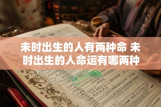 未时出生的人有两种命 未时出生的人命运有哪两种