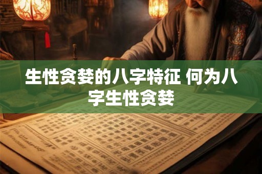 生性贪婪的八字特征 何为八字生性贪婪