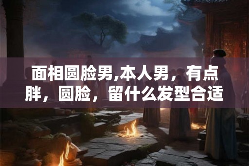 面相圆脸男,本人男，有点胖，圆脸，留什么发型合适