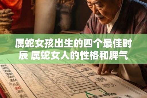 属蛇女孩出生的四个最佳时辰 属蛇女人的性格和脾气