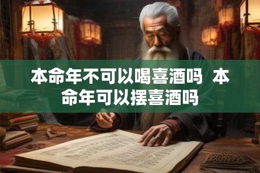 本命年不可以喝喜酒吗 本命年可以摆喜酒吗 本命年不可以喝喜酒吗 本命年可以摆喜酒吗