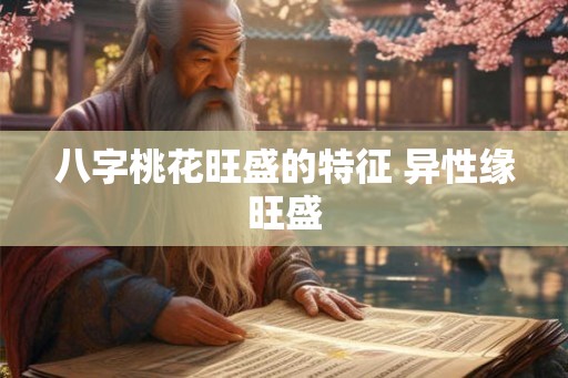 八字桃花旺盛的特征 异性缘旺盛