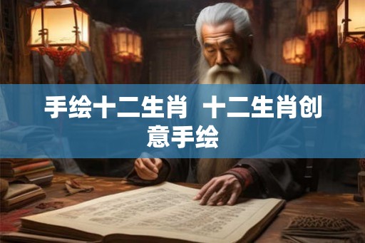 手绘十二生肖 十二生肖创意手绘 手绘十二生肖 十二生肖创意手绘
