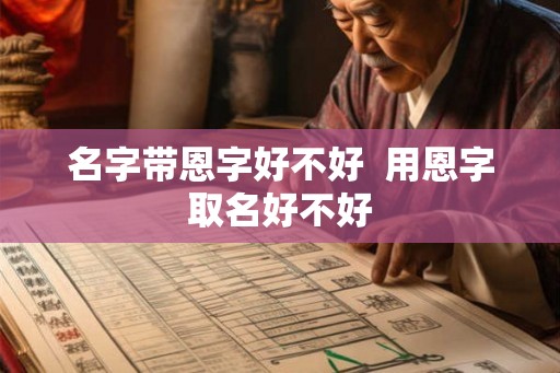 名字带恩字好不好  用恩字取名好不好