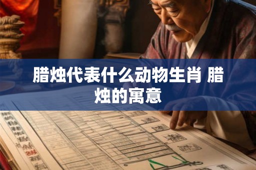 腊烛代表什么动物生肖 腊烛的寓意