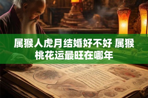 属猴人虎月结婚好不好 属猴桃花运最旺在哪年