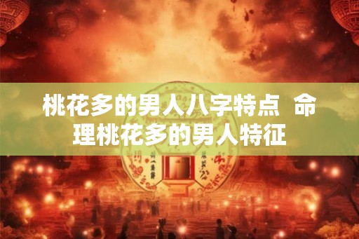 桃花多的男人八字特点  命理桃花多的男人特征