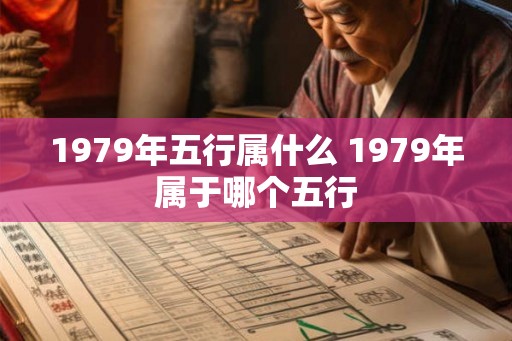 1979年五行属什么 1979年属于哪个五行