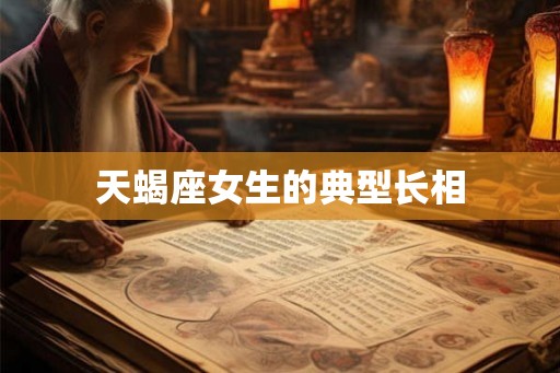 天蝎座女生的典型长相