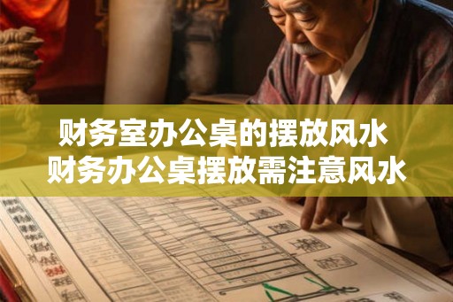 财务室办公桌的摆放风水 财务办公桌摆放需注意风水吗