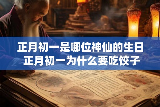 正月初一是哪位神仙的生日 正月初一为什么要吃饺子