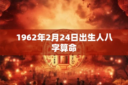 1962年2月24日出生人八字算命